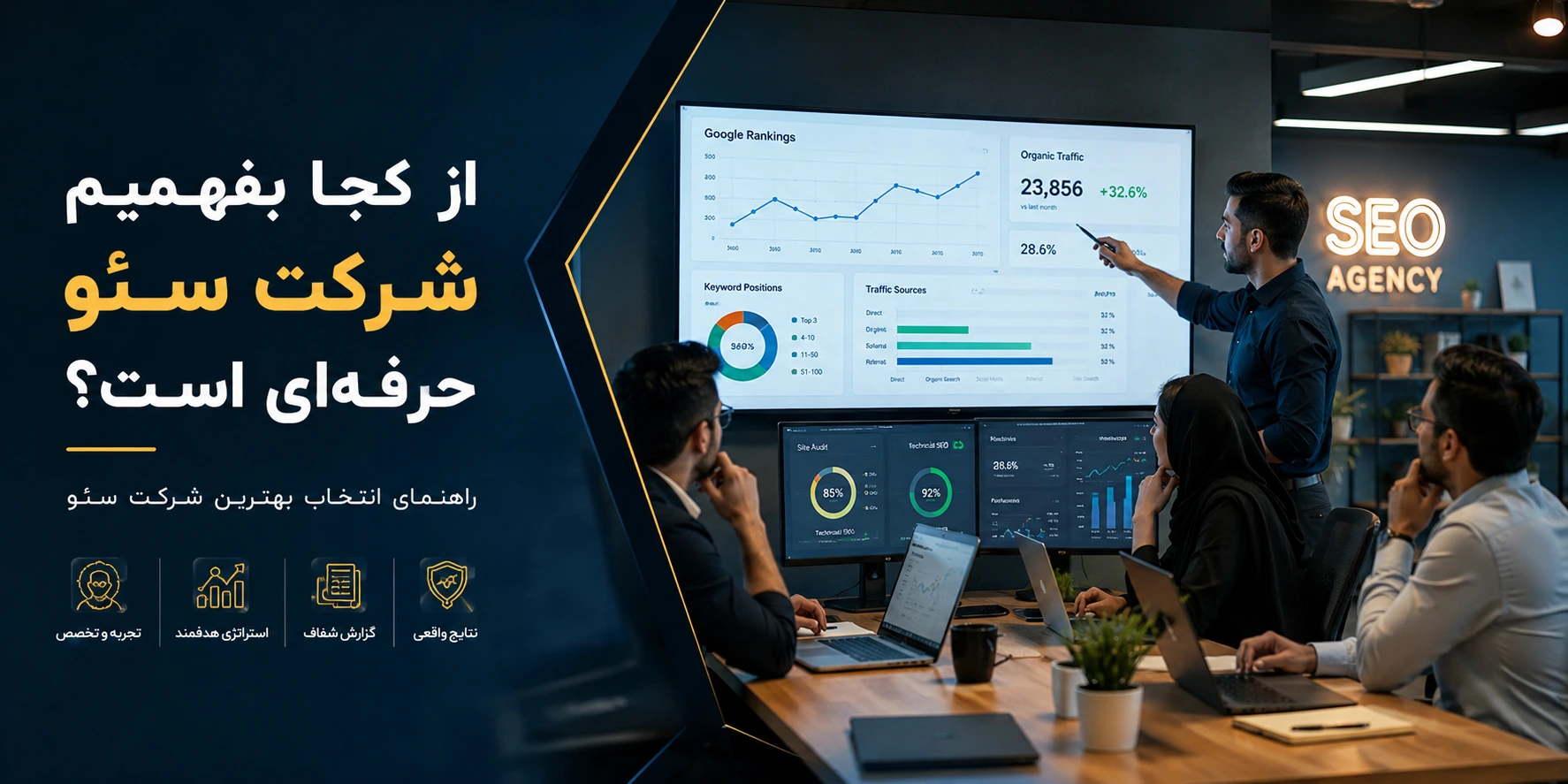 از کجا بفهمیم شرکت سئو حرفه ای است؟